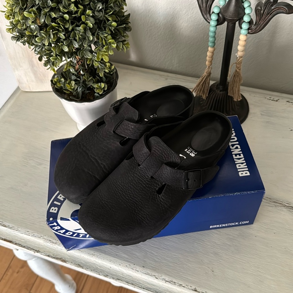 BIRKENSTOCK EXQUISITE BOSTON OILED LEATHER